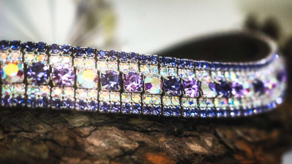 Shimmering Purple Princess Browband from Unicorn Browbands